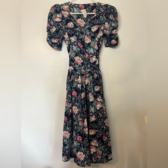 Vintage floral dress size 3 - Picture 1 of 7
